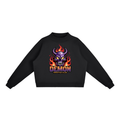 Essential Fleece Mock-Neck Crew Sweatshirt