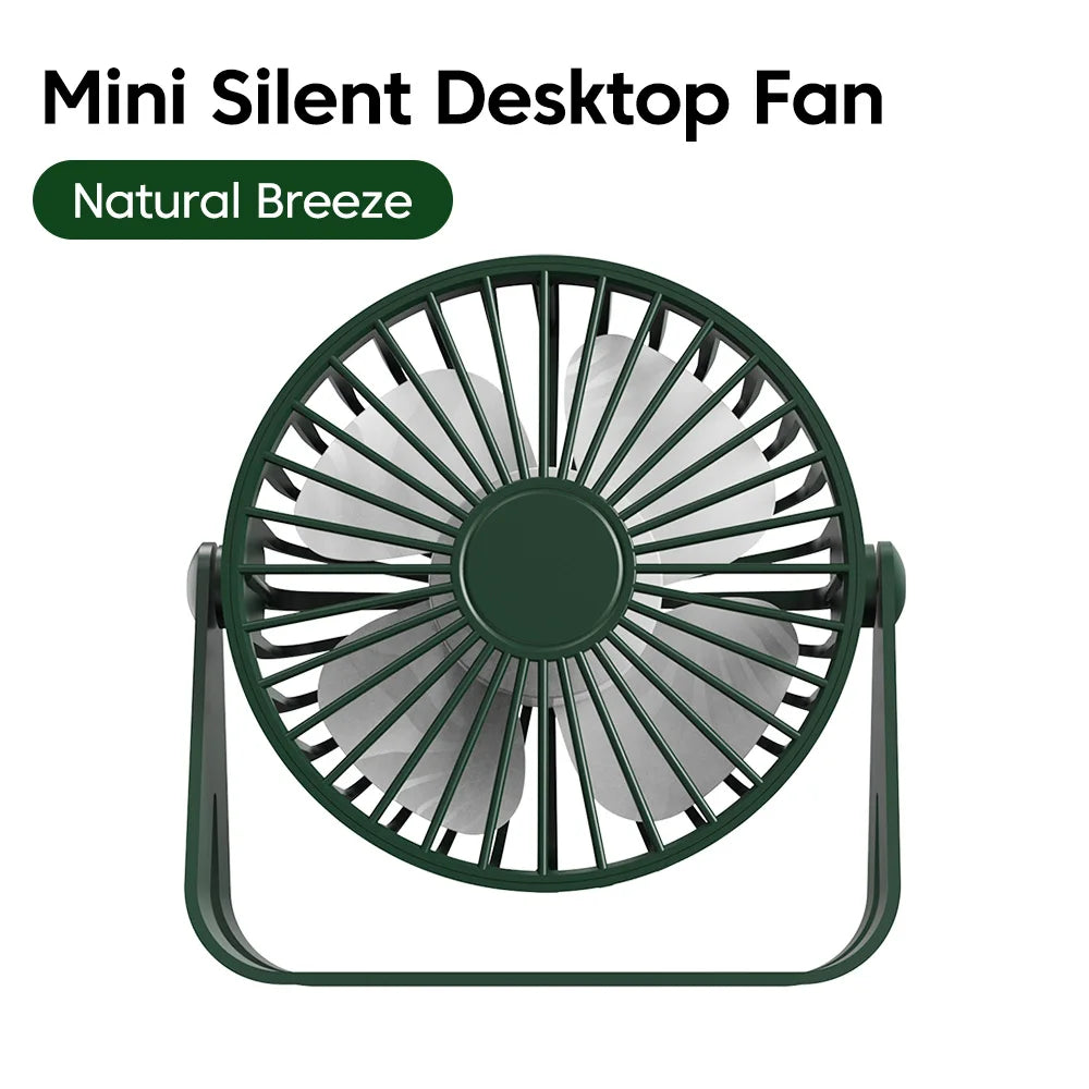 Portable Rechargeable Mini Desk Fan
