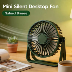 Portable Rechargeable Mini Desk Fan