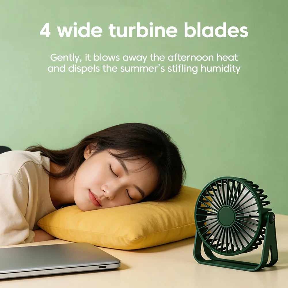 Portable Rechargeable Mini Desk Fan