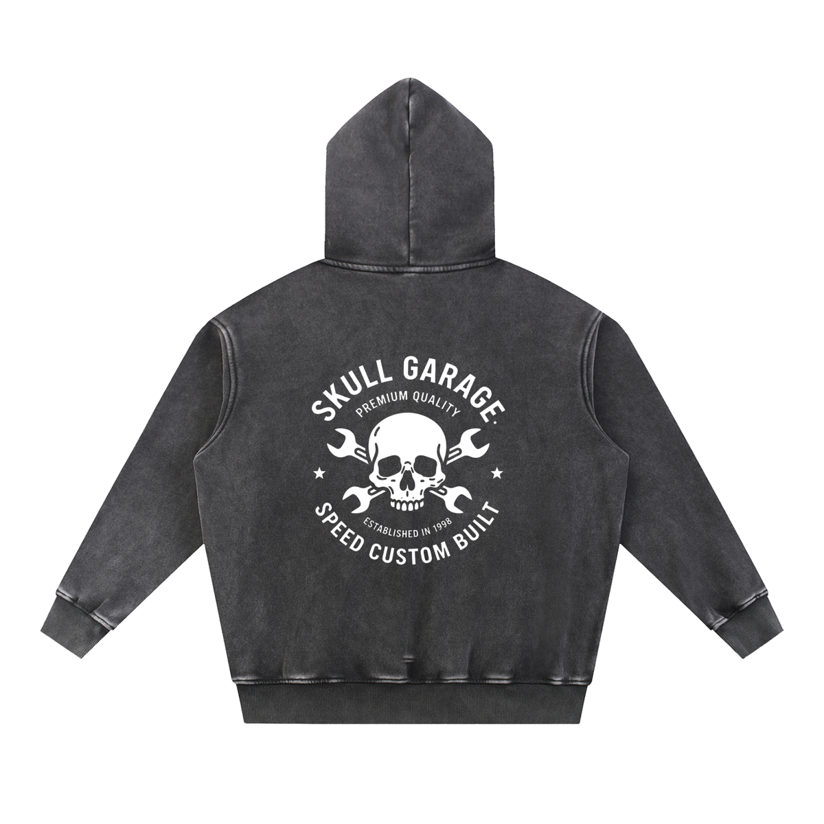 Snow Wash Fleece Oversize Hoodie
